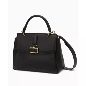 [갤러리아] DCBA5E823 닥스 버크백 샬롯 블랙 가죽 토트백 M