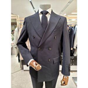 [갤러리아] 24 S/S 본 투웨이 사방스판 다크네이비 남성 더블정장 BN4SJA001NY