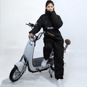 방한스키복 점프슈트 일체형 여성용 스즈끼방한복 작업복 오토바이