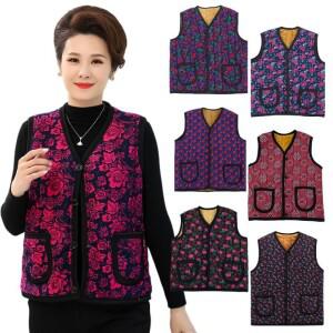 재고땡처리* 레트로융털조끼 할머니조끼 김장조끼 캠핑장조끼 겨울융털조끼 보온조끼 베스트