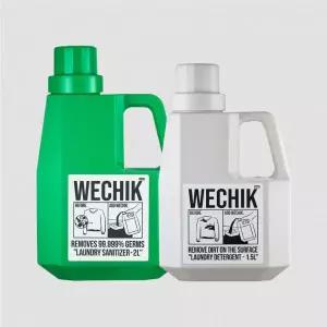 위칙 소독 섬유유연제 2L 1개+9중효소 EM Plus 세탁세제 1.5L 1개