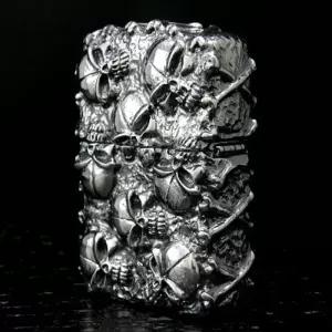 일본판 중갑 해골 만악의 도시 만악의 용 지포라이터