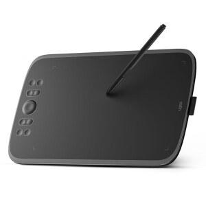 UGEE 업그레이드 M908 10x6.25 드로잉 태블릿, 8개의 핫 키와 스크롤 휠이 있는 그래픽 Windows/Mac/안드로이드 아트 태블릿과 호환되는 16K 레벨 압력 민감도 패드의 배터리 프리 스타일러스