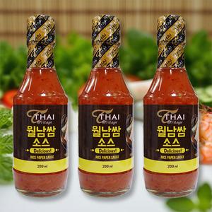 타이 월남쌈 소스 200ml x3개 베트남 쌀국수