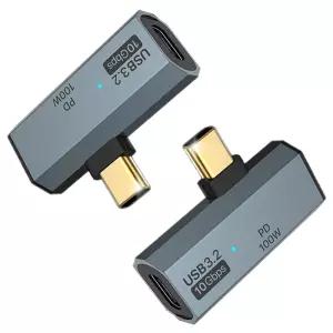 USB 3.2 C타입 젠더 10G 2in1 젠더 T자형 GD17 고속데이터 OTG 외장하드 이어폰 충전 동시연결