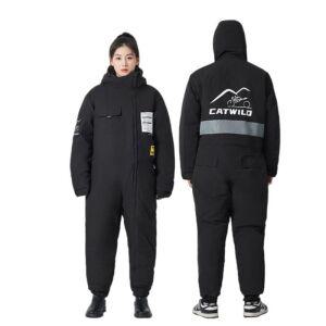 배달 우주복 겨울 방한용품 일체형 바이크 방한복 방한