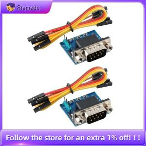 MAX3232 RS232-TTL 직렬 변환기 모듈 Arduino/STM32 프로그래밍용 DB9 수 커넥터