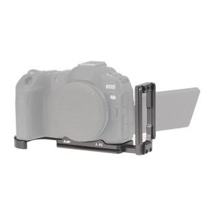 캐논 EOS R8용 퀵 릴리즈 플레이트 RP 카메라 스태빌라이저 수직 라켓 핸들 L 홀더 핸드 그립 삼각대 브래
