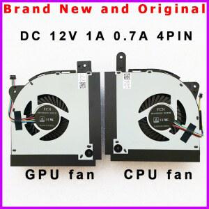 노트북 CPU GPU 팬 쿨러 라디에이터 ASUS ROG G7BI G7BI8950 G753 G703 G703GI VI GS 13NB0EU0P07011 13N1 2LM0201 DC 12V