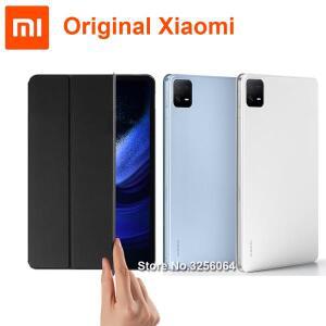 샤오미 미 패드 6, 6 프로, 태블릿 케이스, 플립 커버, 스마트 케이스, 2023 PU 가죽, 정품, 11 인치