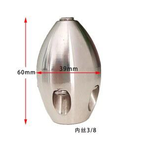 청소 수류탄 노즐 고압 소형 와이어 M14 계란 코끼리 고압세척 가정용 세척