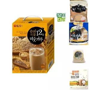 담터 슈퍼곡물 12곡 미숫가루 40 스틱/선식/식사/대용/티백/따뜻한차/고소한/라떼/스틱형/아침/가공/가정용