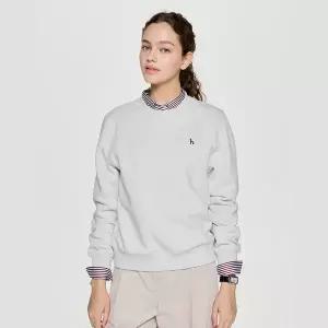 [롯데백화점]헤지스레이디스 코튼 블렌드 기모 스웨트셔츠 HSTS5D901