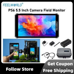 필월드 PS6 영화 수직 수평 모니터 감상용 필드 5인치 4K 모니터링에 이상적 HDMI OLED 터치스크린 카메라 포커싱