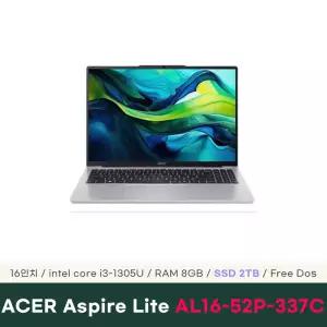 ACER 아스파이어 라이트16 AL16-52P-337C 8GB 2TB Free Dos