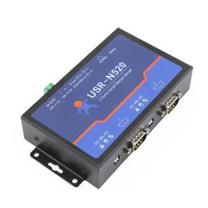 USR-N520 직렬 RS232/RS485/RS422 - 이더넷 서버 Modbus RTU - Modbus TCP