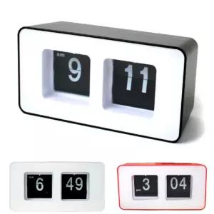 모던 심플 오토 플립 시계/사무실/조명/미니/탁상/스탠드/소형/알람/전자/아날로그/달력/디지탈/무선/탁상