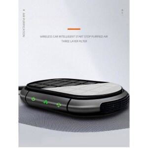 차량용 자동 무선 공기청정기 Wire ss 팽창식 앤서 15W 송풍기 사운드 12