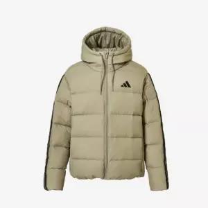 [그랜드스테이지] 아디다스 에센셜 클라이마웜 3-스트라이프 푸퍼 다운 후드 재킷 JM4166