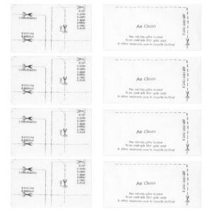 밀레 진공 청소기 필터 매트 6713110 에어 클린 필터 8 개 팩, 3944711