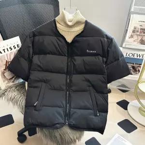 NDXYRMJ031 빅 사이즈 겨울 반팔 누빔 다운 패딩조끼