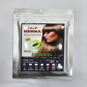 H20 헤나 파우더100g 식약청허가제품 새치염색 헤어염색 헤어영양앰플1개