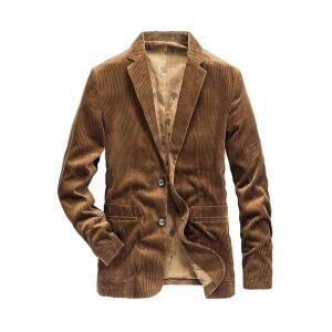 남성패션 가을 자켓 점퍼 코트 비즈니스 빅사이즈 정장 루즈핏 코듀로이 캐주얼 봄