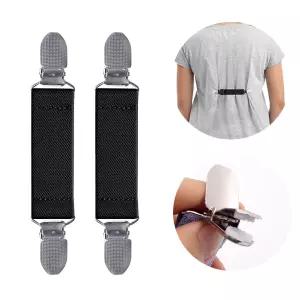 의류 옷 소매 고정 집게 2P 와이셔츠 짧은 멜빵 집게