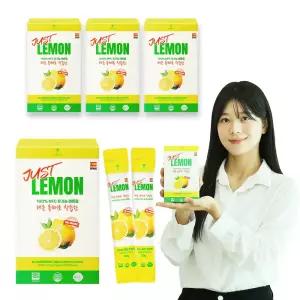 [내일도착]저스트레몬 100% NFC 유기농 레몬즙 스틱 레몬수 20g 14포 3박스