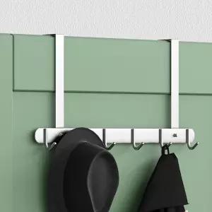 무타공 스텐 롱 도어후크 문걸이 후크 행거 모자 가방 소품 걸이 도어훅