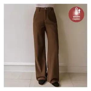 저스트원 겨울기모 스판골덴 와이드팬츠숏기본롱 114496