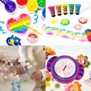 [겨울활동] 아티바바 선물추천 미술용품전 /미술놀이/스핀아트/도트마카/실내놀이