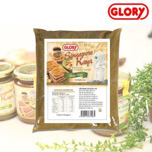 싱가포르 카야잼 글로리 고소하고 달콤한 코코넛 그린 벌크 1kg (팩) 카페용