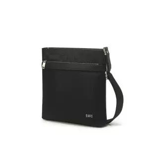 [롯데백화점]닥스 액세서리 [쇼핑백동봉]블랙 가죽 체크배색 크로스백 DBBA1E679BK