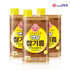 오뚜기 옛날 참기름 450ml x3개