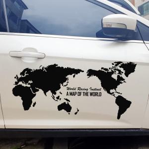 차량용 세계지도 스티커 데칼 자동차스티커 튜닝 차량 세계지도튜닝