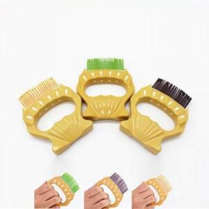 [셀러허브][냥슬아치] 고양이 강아지 단모 장모 죽은털 조개빗 브러쉬 (S7380492)