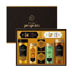프리미엄 로얄 프로폴리스 에디션 선물세트 1박스 4입  설 추석 명절 샴푸 린스 바디워시