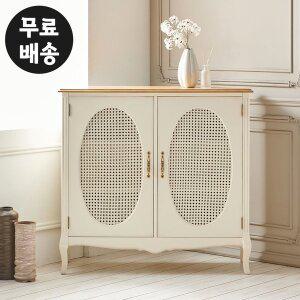 [벤티스가구]델즈 마호가니 원목 장식장 엔틱 양문 수납장 인테리어 장식장 콘솔 거실 가구(1090)