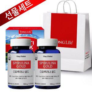 선물세트-Canada 캐나다 정품-통라이프-스피루리나골드-2병
