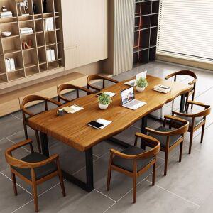 원목 테이블 대형 식탁 6인용 사무실 카페테이블 고급 우드슬랩 통나무 8인용 다이닝