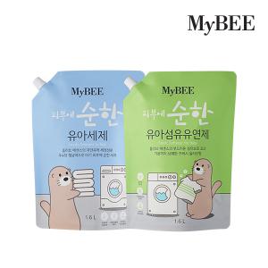 마이비 순한 리필 1600ml( 세제1팩 + 유연제1팩)