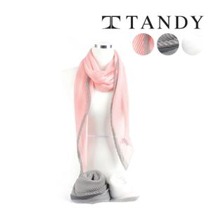 [탠디] TANDY 보더플리츠 스카프