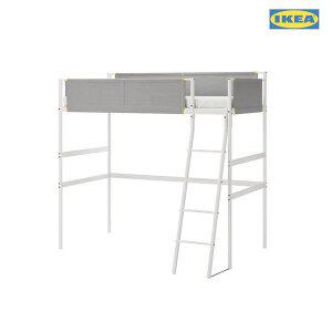 [마켓비]이케아 VITVAL 비트발 로프트침대 프레임세트 90x200cm 싱글침대 이층침대 사다리침대