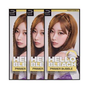 미쟝센 헬로버블 셀프 거품 탈색제 프라이머 3개