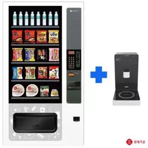 [커피머신] 롯데기공 라면자판기 무인라면 무인카페 자동판매기 (인덕션별도)
