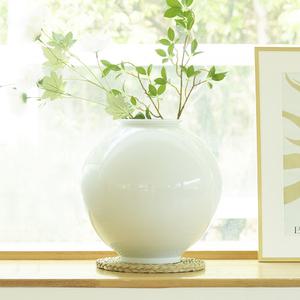 예다움 미니 도자기 미니꽃병 달항아리 1호 유광