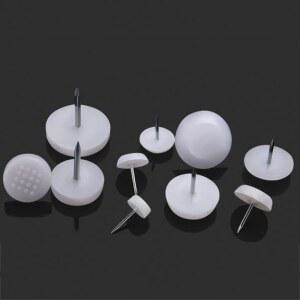 둥근 플라스틱 바닥 의자 테이블 가구 방지 방습 소파 미끄럼 패드