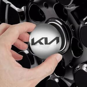 4pcs 자동차 휠 센터 커버 스티커 허브 캡 액세서리 EV6 Sorento Niro Stinger Ceed Carnival K5 Soul VQ
