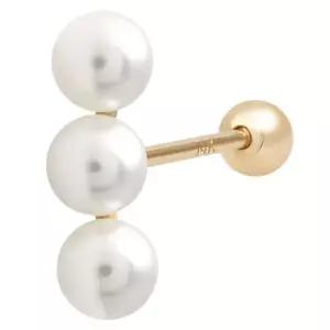 14K GOLD 진주 버블팝 기본 골드 금 피어싱 금피어싱 골드피어싱 로즈골드피어싱 볼피어싱